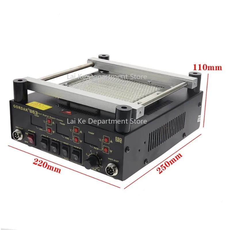 3-in-1 Digital Heat Gun BGA Re - đánh giá và giá Infrared Bga Rework Station