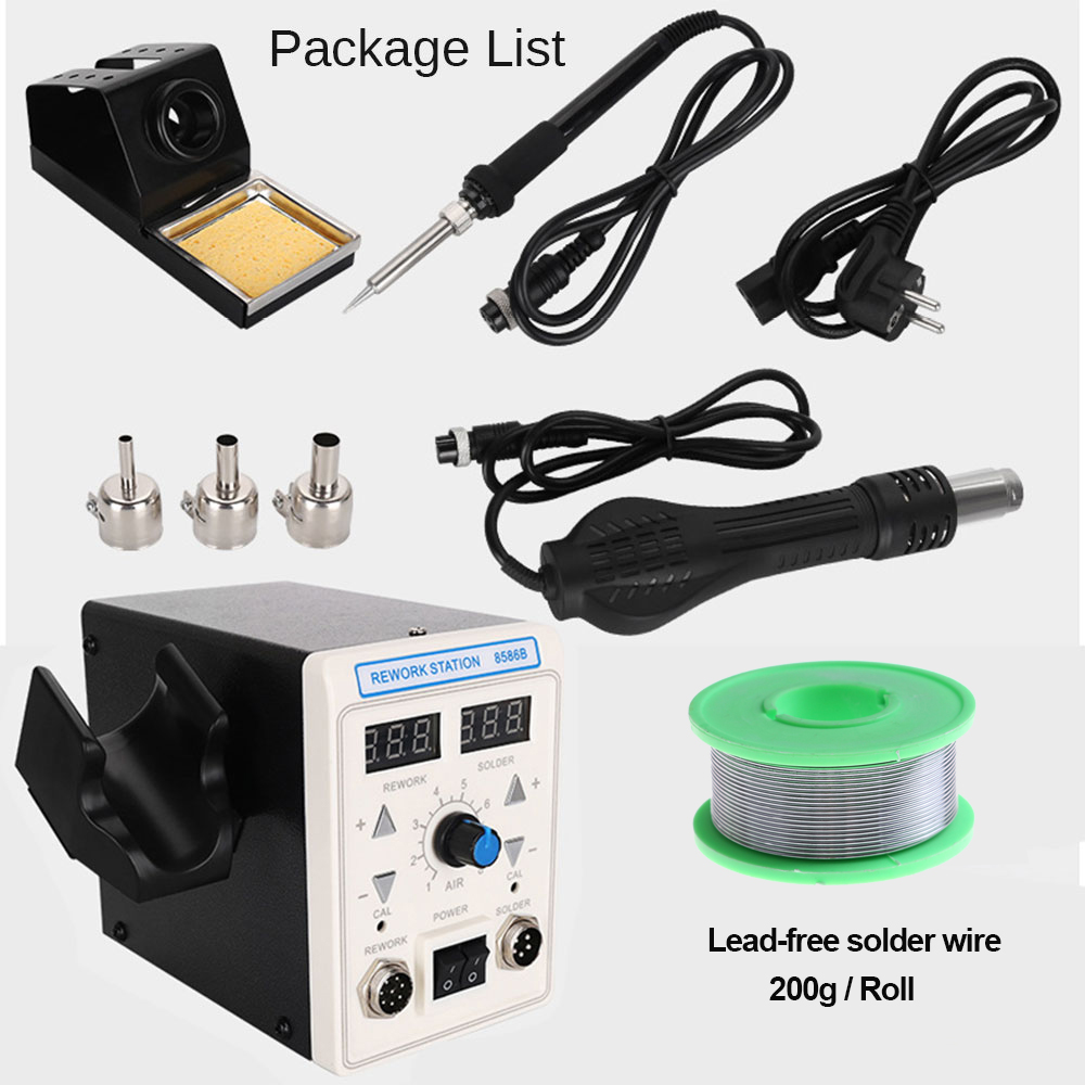 APD-8586B 750W Digital ESD 2 i - đánh giá và giá 2 In 1 Soldering Rework Station 750W