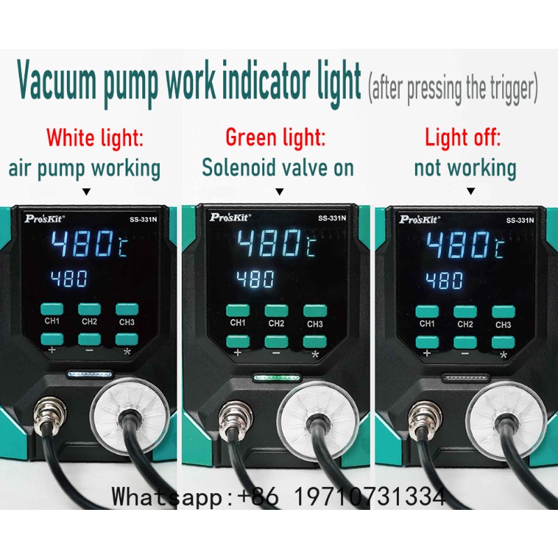 SS-331N Digital Electric Desol - đánh giá và giá Desoldering Pump Electric Vacuum Station